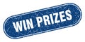 win prizes sign. win prizes grunge stamp. Royalty Free Stock Photo
