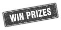 win prizes sign. win prizes grunge stamp. Royalty Free Stock Photo