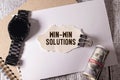 win-win solution - negotiation or conflict resolution concept Royalty Free Stock Photo