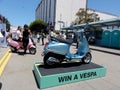 Win A Vespa Motor Scooter Display as Street Fair