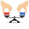 Win win concept Royalty Free Stock Photo