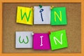 Win Win Concept Royalty Free Stock Photo