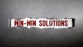 win-win solution - negotiation or conflict resolution concept - isolated words in vintage wood type Royalty Free Stock Photo