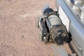 Winch - offroad equipment Royalty Free Stock Photo