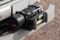 Winch - offroad equipment Royalty Free Stock Photo