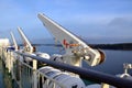 Winch on the passenger ferry