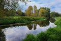 Wincheap Water Meadows and the Great Stour River, Canterbury, Kent.