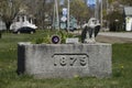 1875 Winchendon Ma statue with Eagle