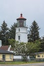 The Umpqua River Lighthouse, Winchester Bay, Oregon Royalty Free Stock Photo