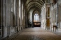 Winchester Cathedral Aisle Royalty Free Stock Photo