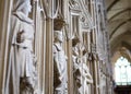 Winchester Cathedral Religious Statues Royalty Free Stock Photo