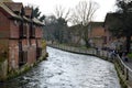 Winchester, England, River Itchen Royalty Free Stock Photo
