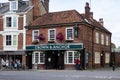 The front of the Crown and Anchor pub in winchester, A typical british public house