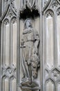 WINCHESTER, HAMPSHIRE/UK - MARCH 6 : Detail from Bishop Fox's Ch