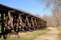 Winchester and Potomac Railroad Trestle in Harpers Ferry Royalty Free Stock Photo