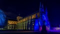 Winchester cathedral by night - Christmas 2020