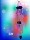 Wind chime and lights