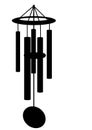 Wind Chime Silhouette