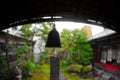 Wind chimes of the edge of the Japanese house Royalty Free Stock Photo