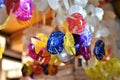 Wind chimes made out of Capiz shells