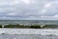 Coast Baltic Sea in a storm
