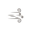 wind, desert icon. Element of desert icon for mobile concept and web apps. Hand draw wind, desert icon can be used for web and mob