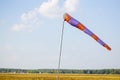 Wind direction in the field Royalty Free Stock Photo