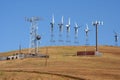 Wind-driven generators & cell site