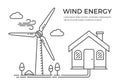 Wind Energy Concept Royalty Free Stock Photo