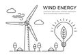 Wind Energy Concept Royalty Free Stock Photo