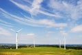 Wind energy farm Royalty Free Stock Photo