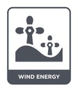 wind energy icon in trendy design style. wind energy icon isolated on white background. wind energy vector icon simple and modern Royalty Free Stock Photo