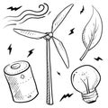 Wind energy objects sketch