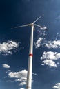 Wind energy park in Germany Royalty Free Stock Photo