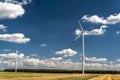 Wind energy park in Germany Royalty Free Stock Photo