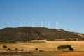 Wind energy - power station Royalty Free Stock Photo