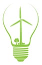 Wind energy stock illustration