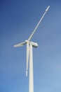 Wind energy and technology. Wind renewable resources and eco technologies. Green energy concept Royalty Free Stock Photo