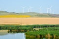 Wind energy turbine landscape