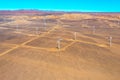 Wind farm in Chile Royalty Free Stock Photo