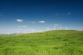 Wind Farm - alternative energy source Royalty Free Stock Photo