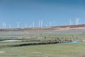 Wind farm and beautiful pasture