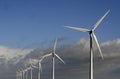 Wind farm and cloudscape