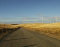 Wind Farm and Country Road