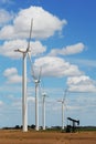 Wind farm in countryside Royalty Free Stock Photo