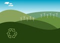 Wind Farm Illustration