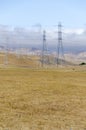 Wind farm in Livermore Golden Hill in California