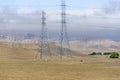 Wind farm in Livermore Golden Hill in California