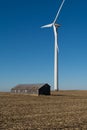 On the wind farm. Royalty Free Stock Photo