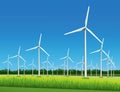 Wind farm Royalty Free Stock Photo